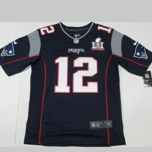 NWT NFL Patriots Tom Brady Super Bowl Jersey Navy